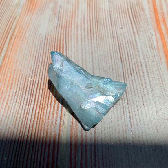 Healing Crystal - Aqua Aura Quartz Cluster - Picture 8 of 13